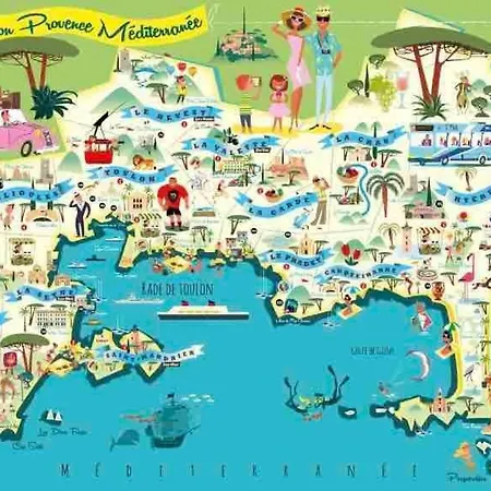 T2 Climatise Avec Terrasse & Parking A Pied 5min Presqu Ile De Giens * Hyères